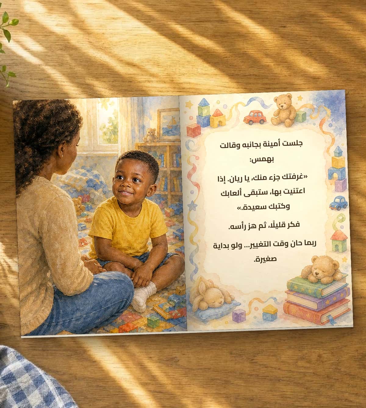 A page of the story