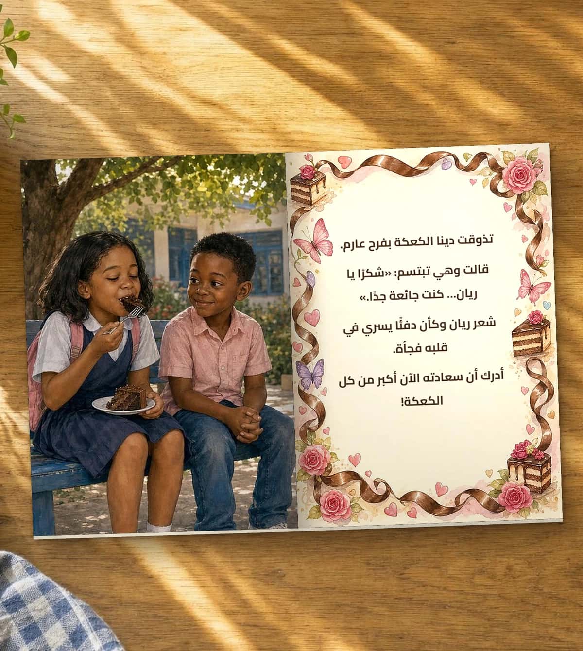 A page of the story