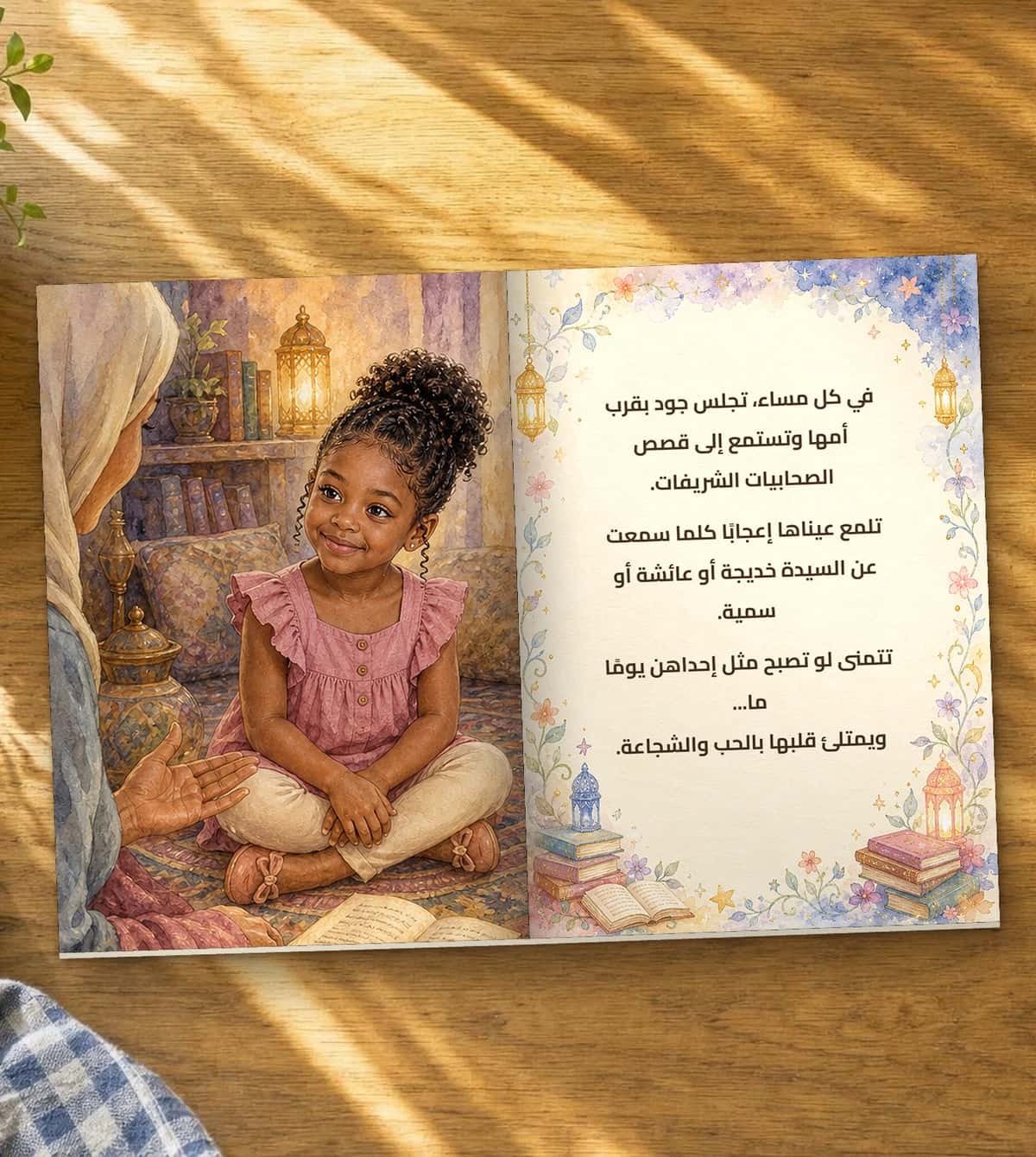 A page of the story