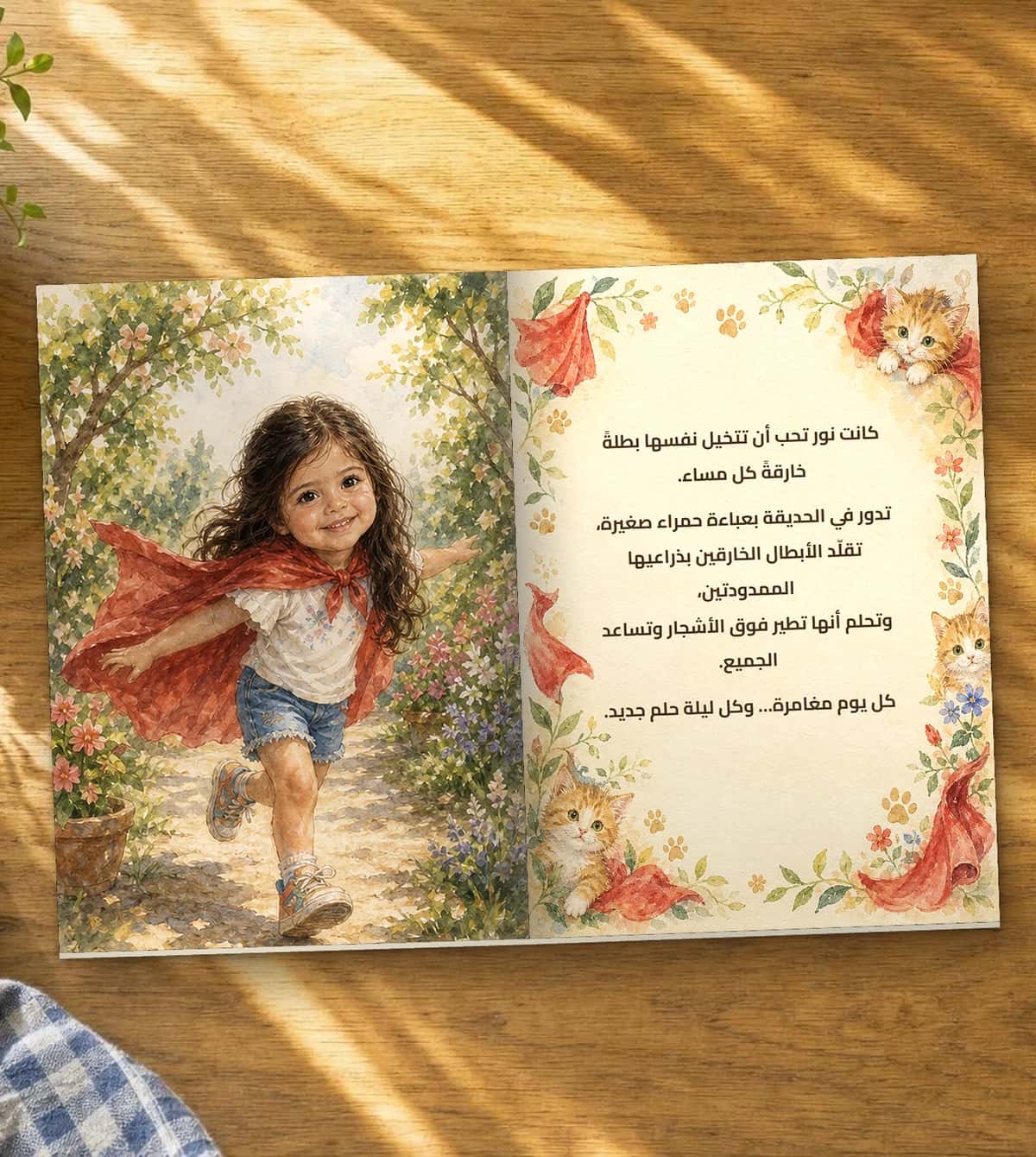 A page of the story