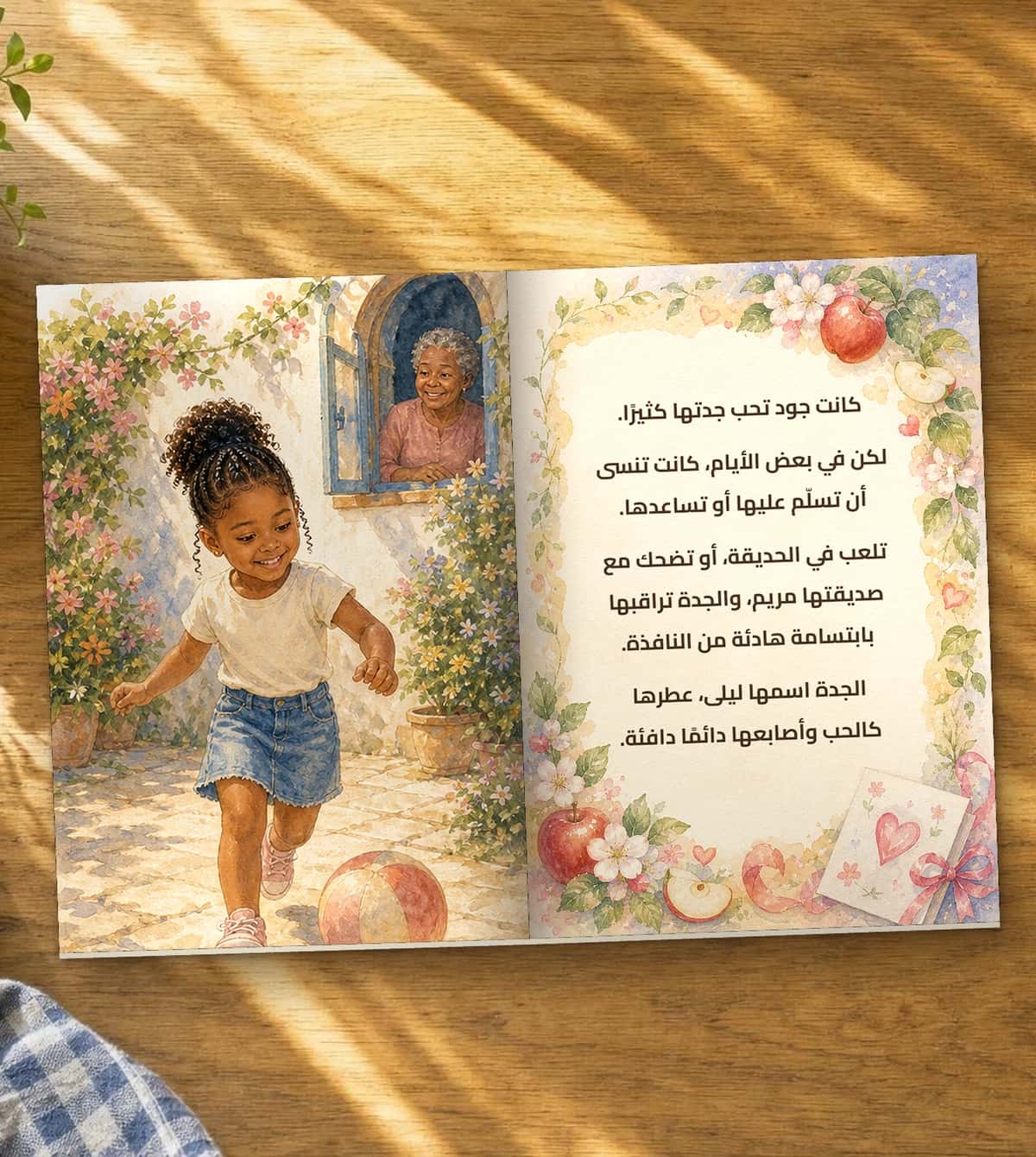 A page of the story