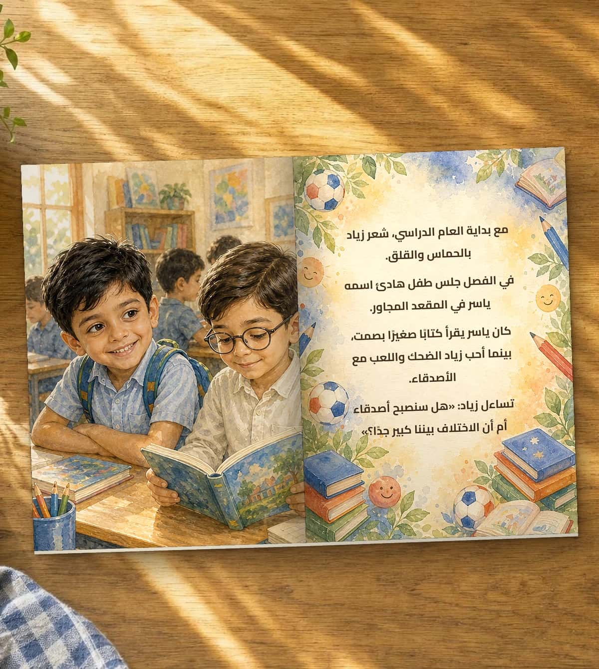 صفحة من القصة