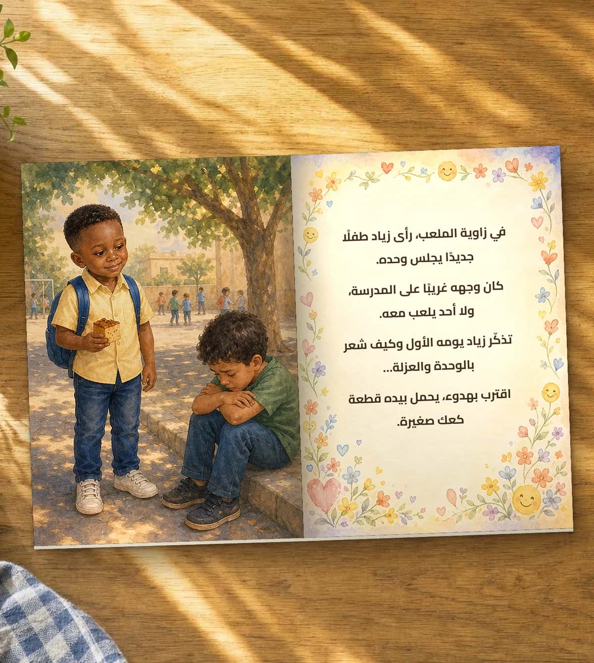 A page of the story