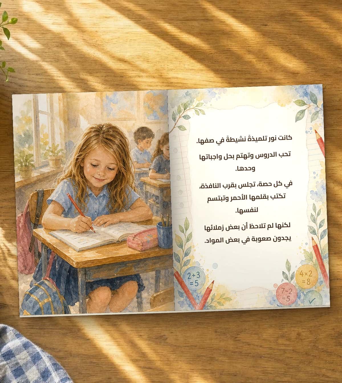 A page of the story