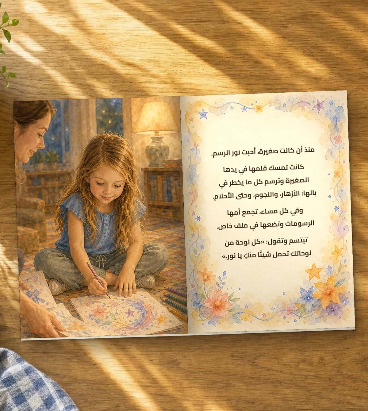 A page of the story