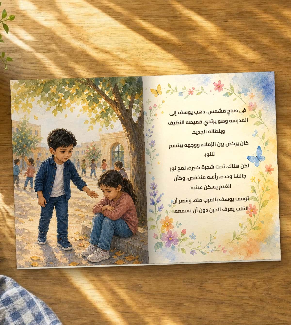 A page of the story