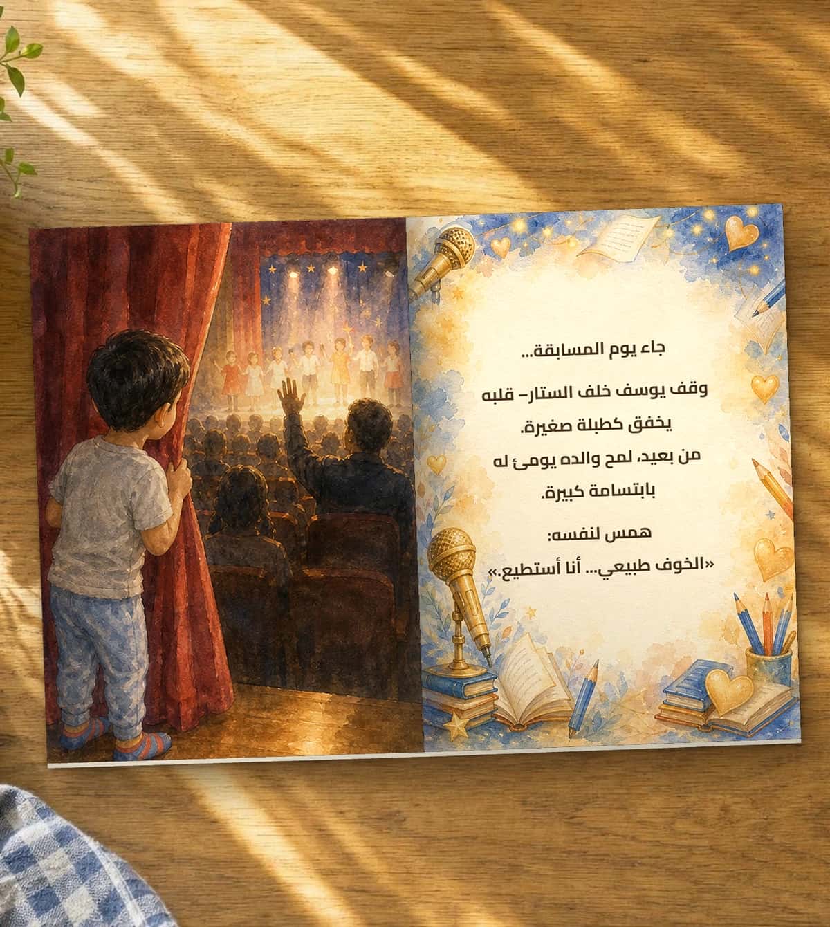 A page of the story