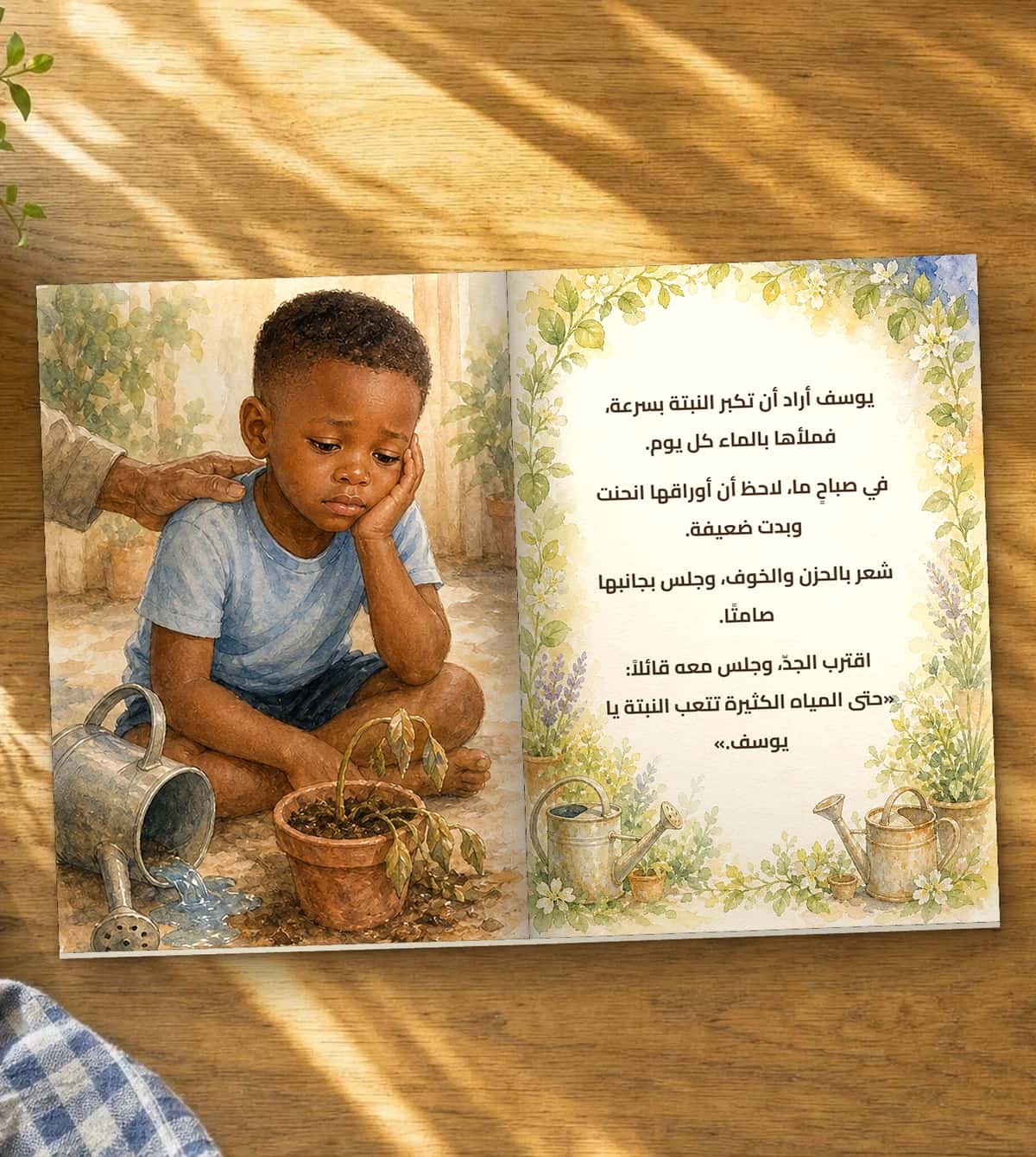 A page of the story