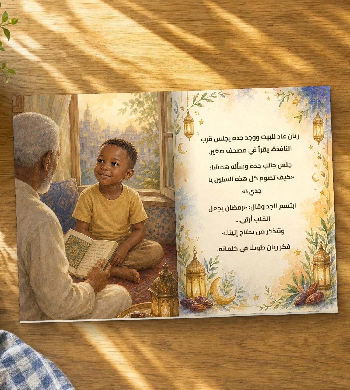 A page of the story
