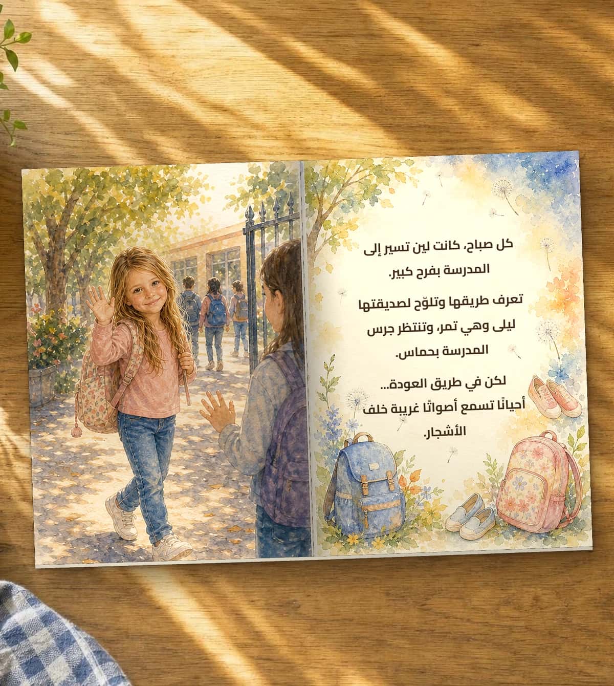 A page of the story