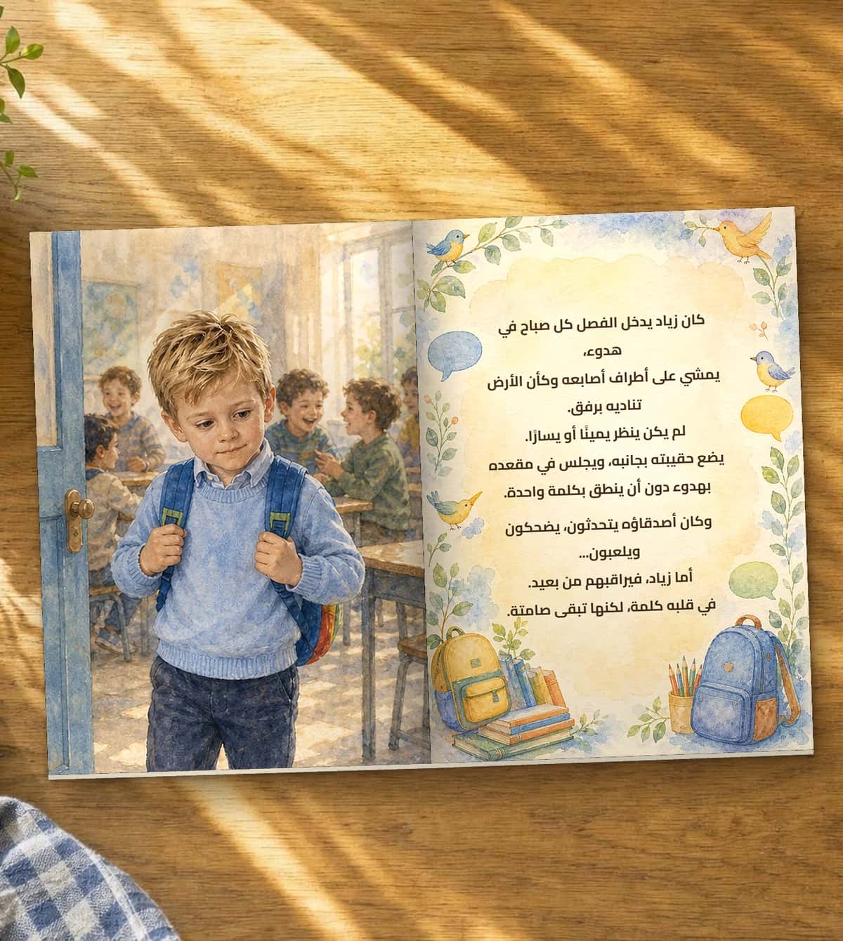 A page of the story