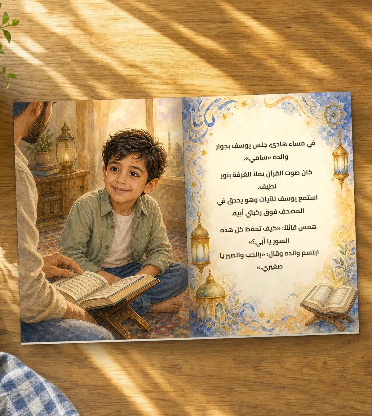 A page of the story