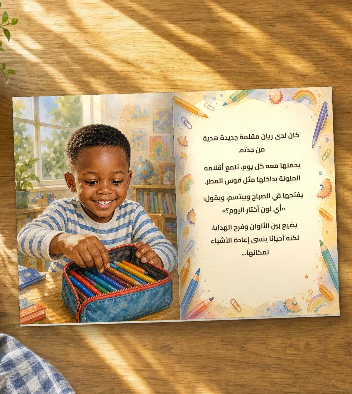 A page of the story