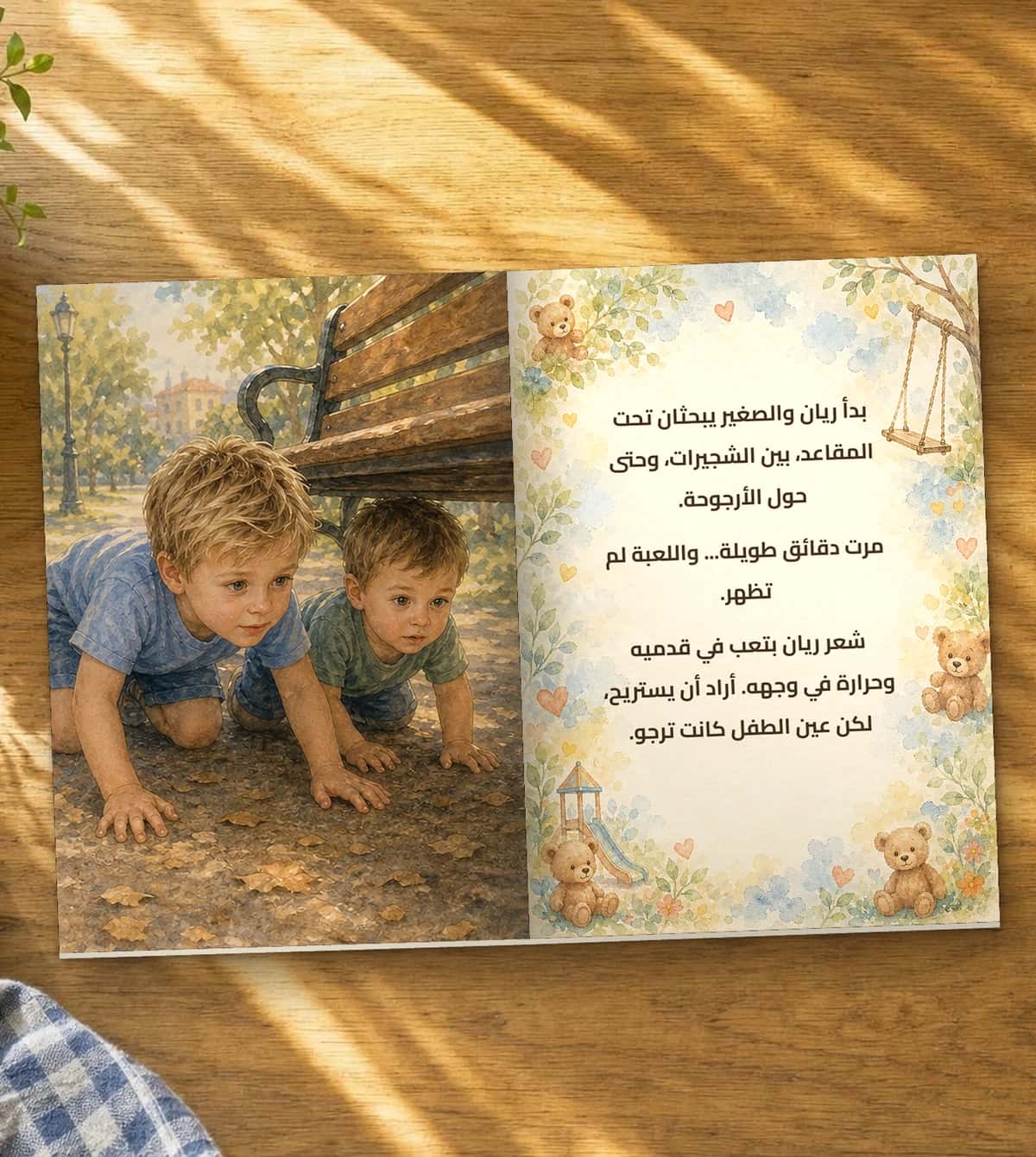 A page of the story