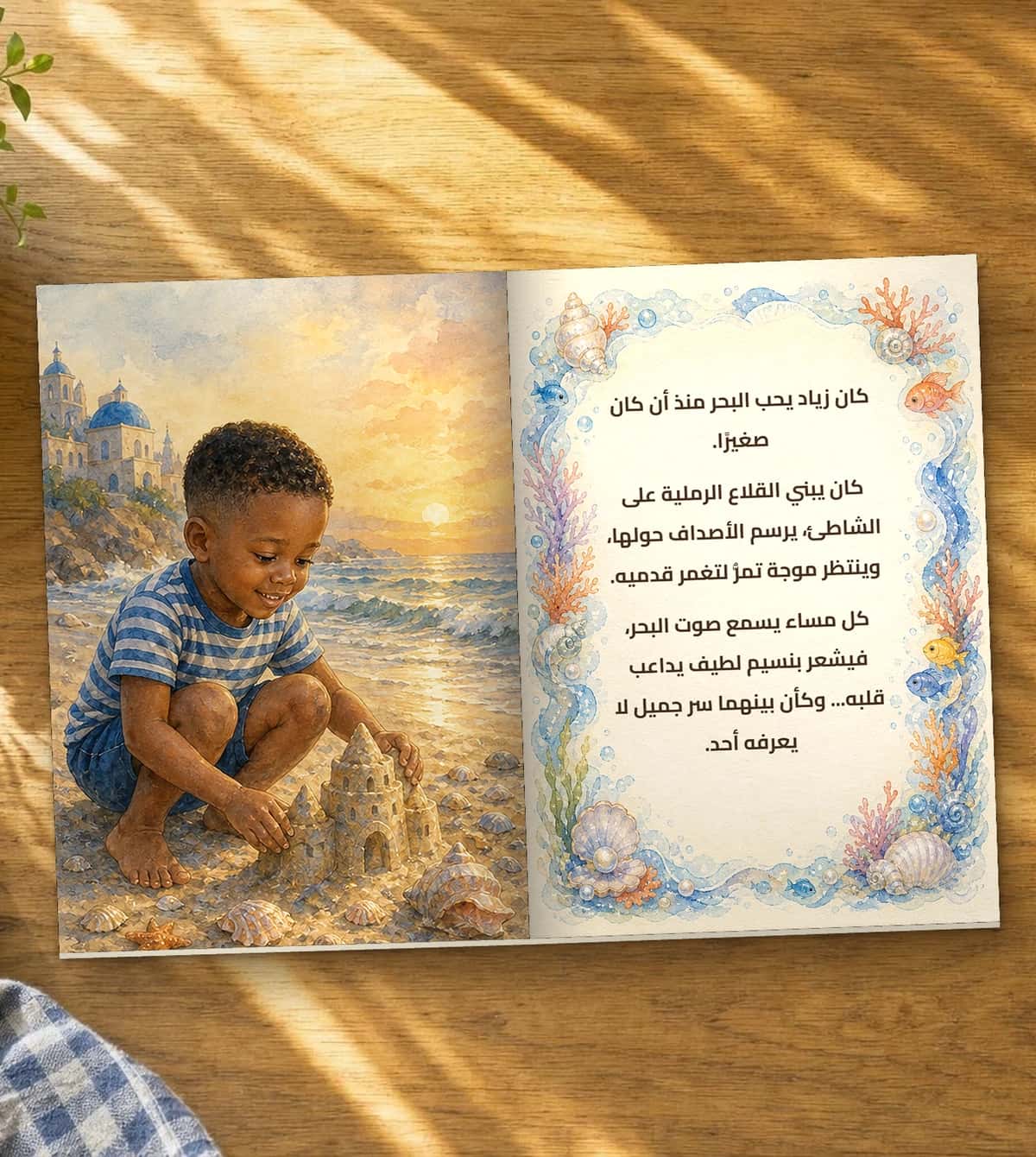 A page of the story