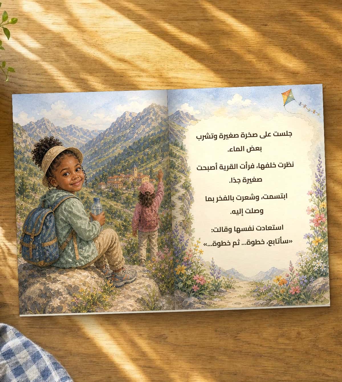 A page of the story