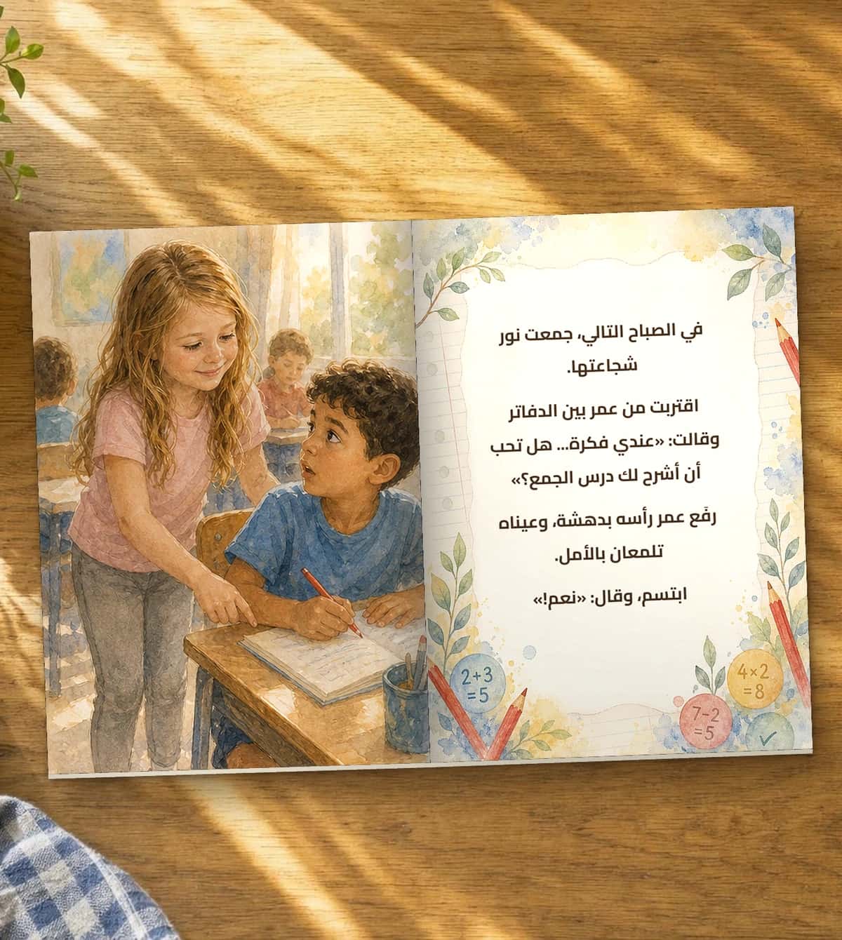 A page of the story