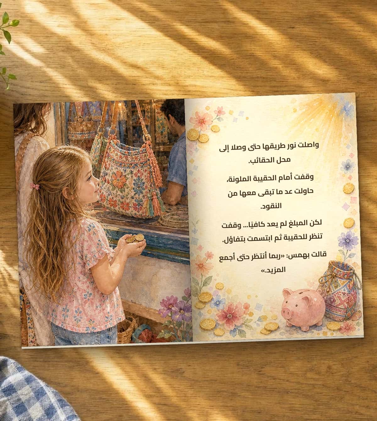 A page of the story