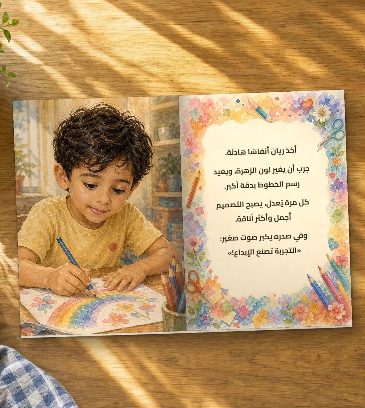 A page of the story