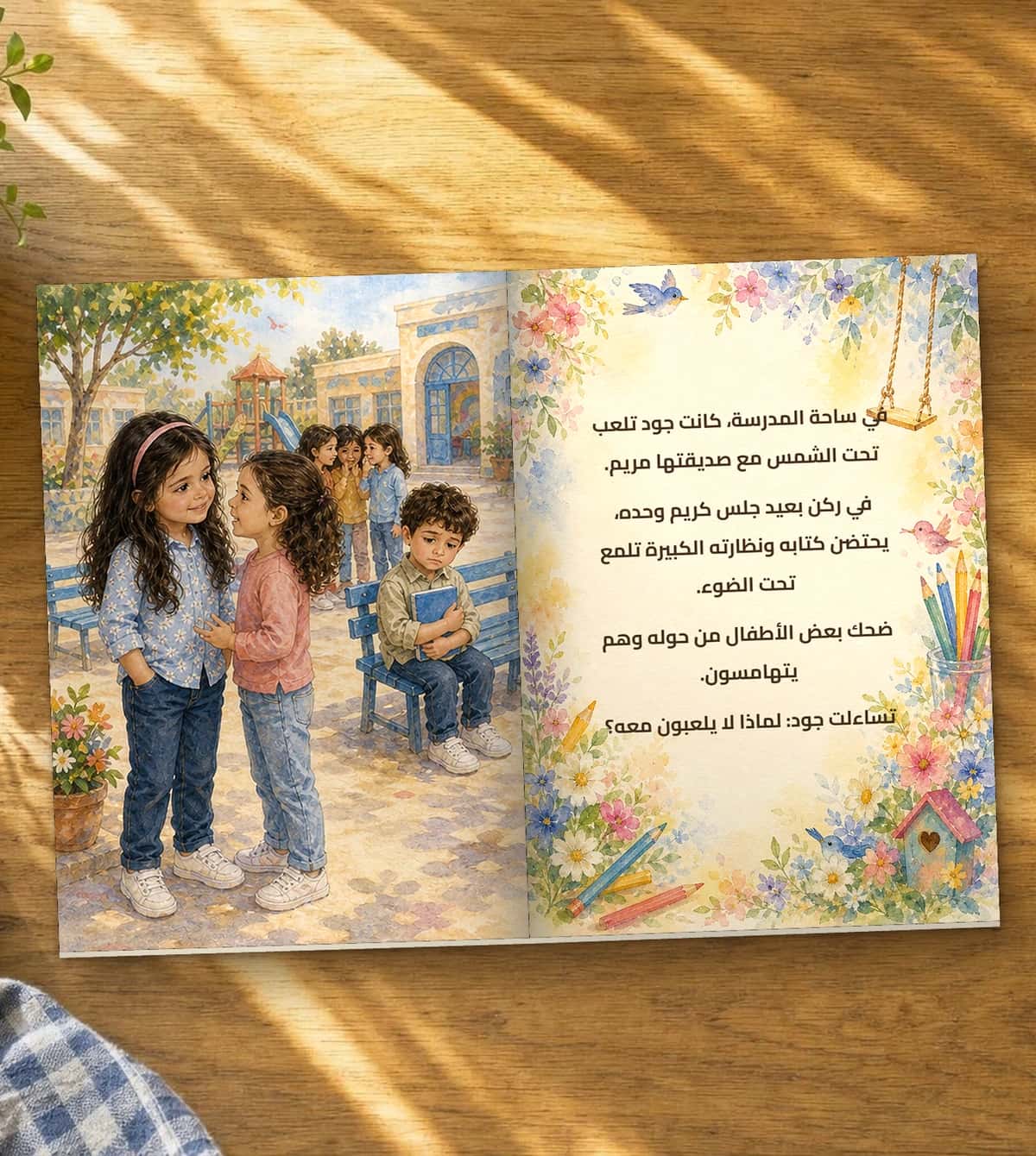 A page of the story