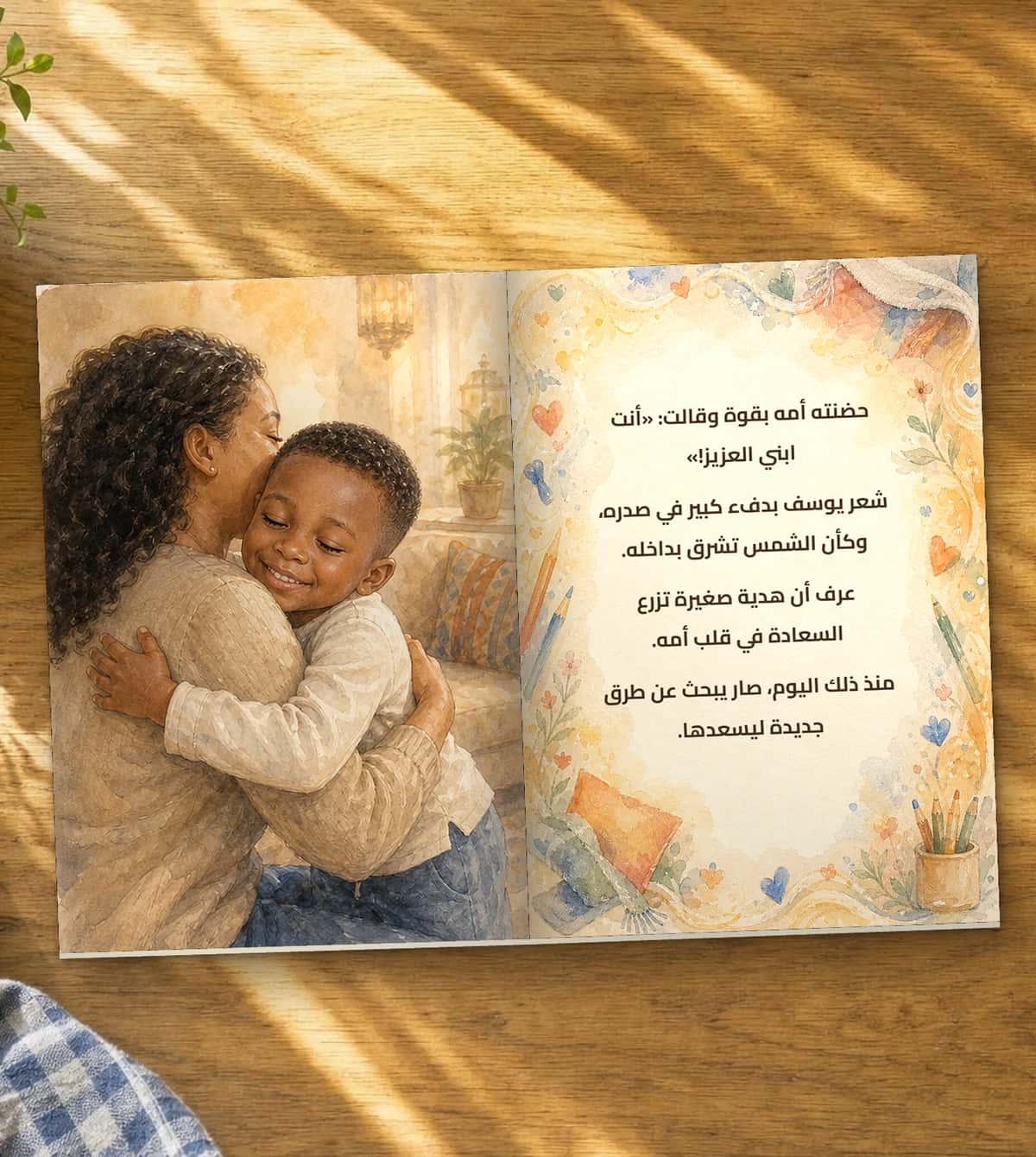 A page of the story