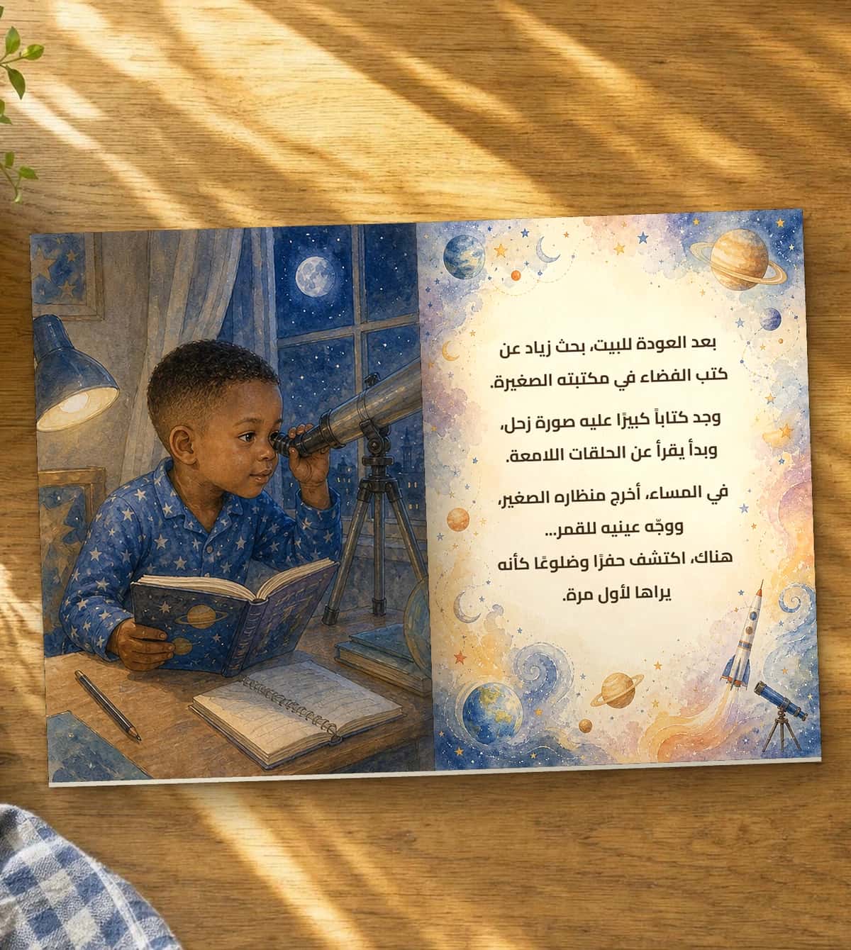 A page of the story