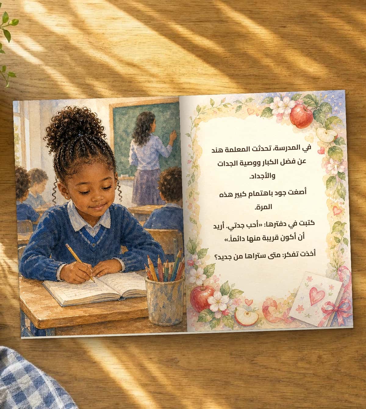 A page of the story