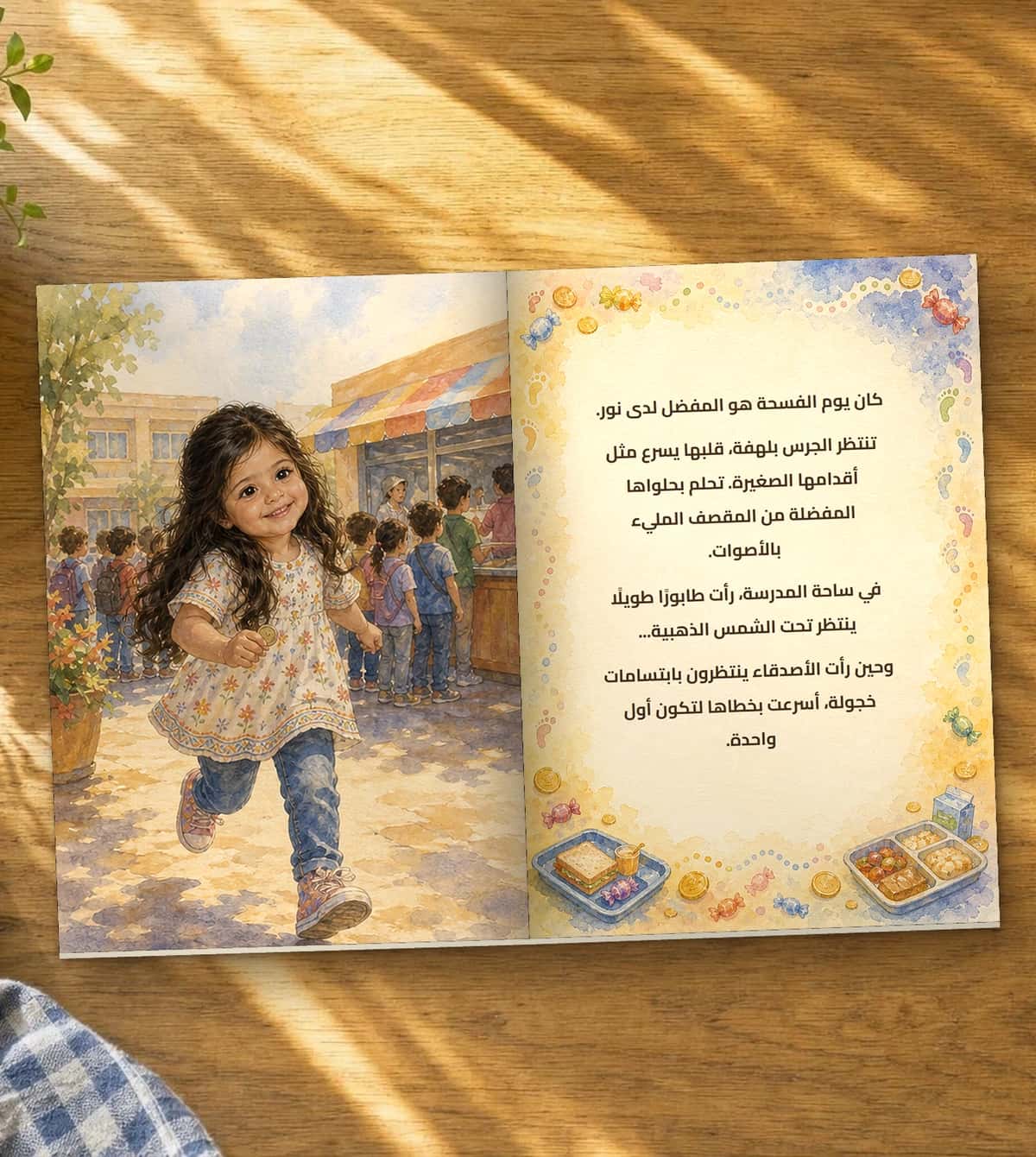 A page of the story
