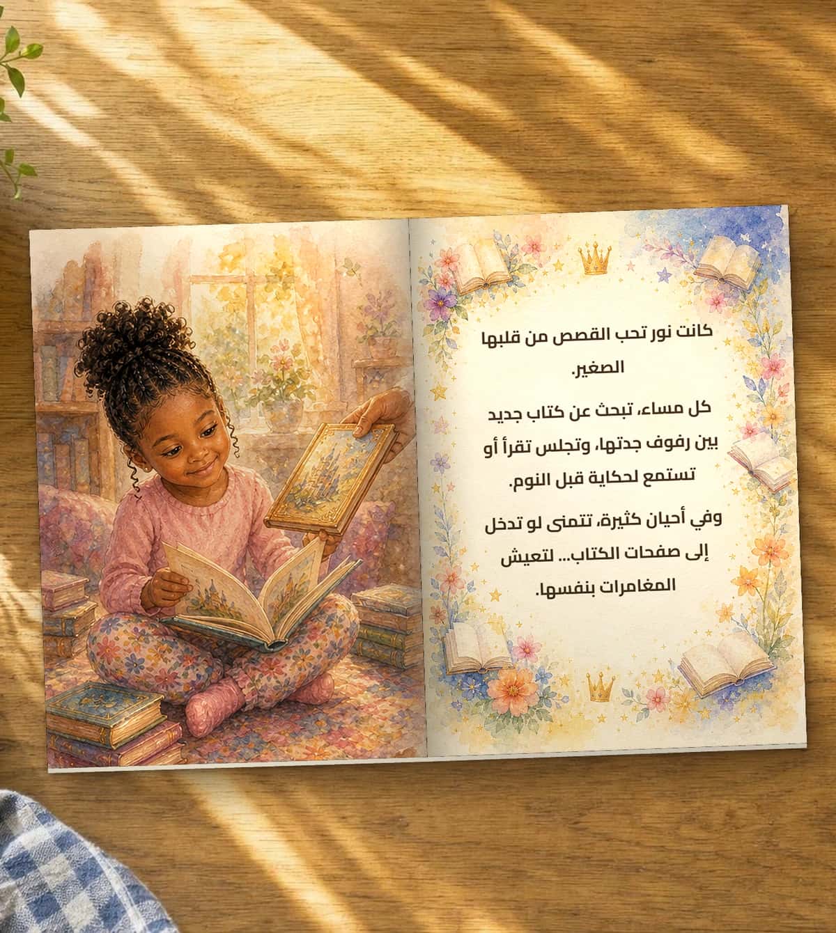 A page of the story