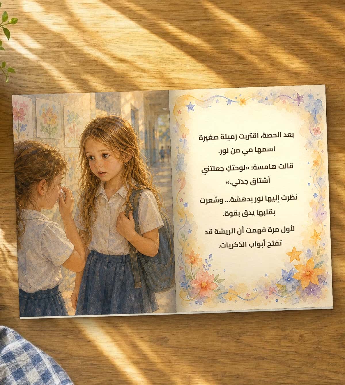 A page of the story