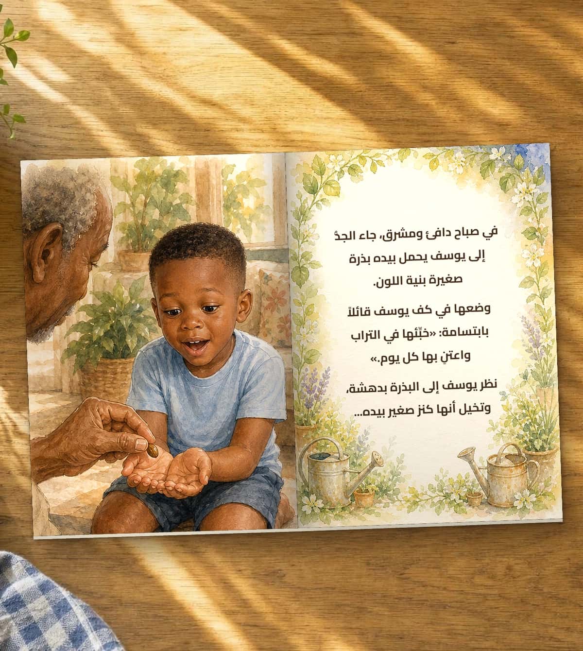 A page of the story