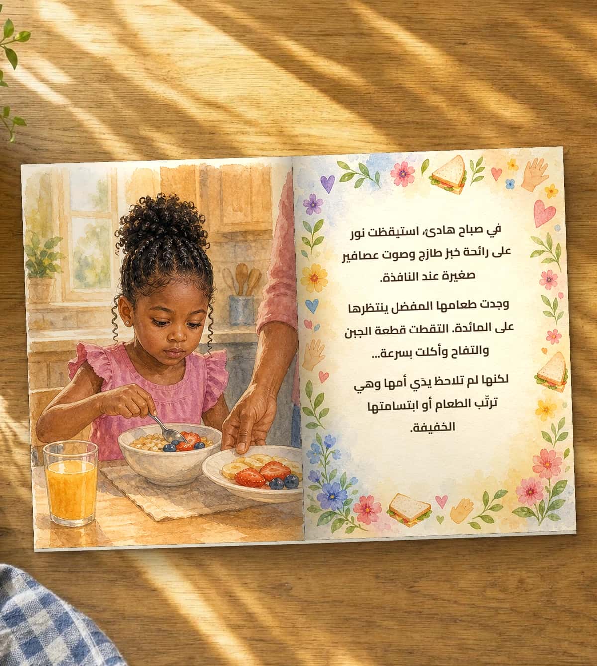 A page of the story