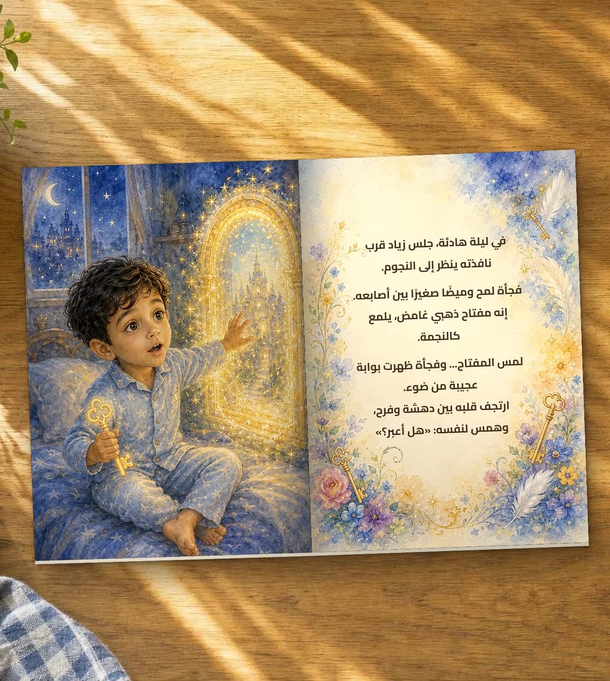 A page of the story