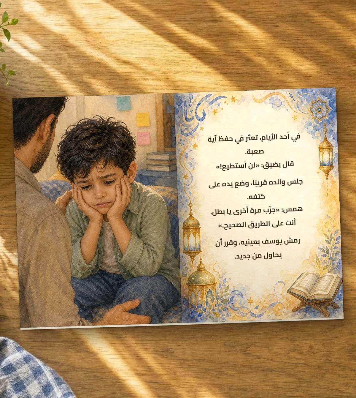 A page of the story