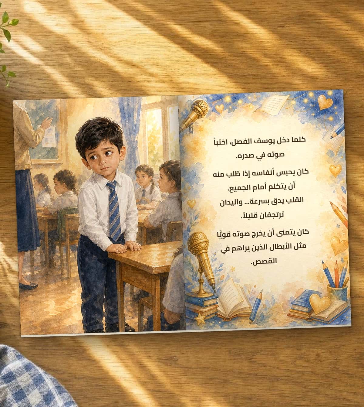 A page of the story