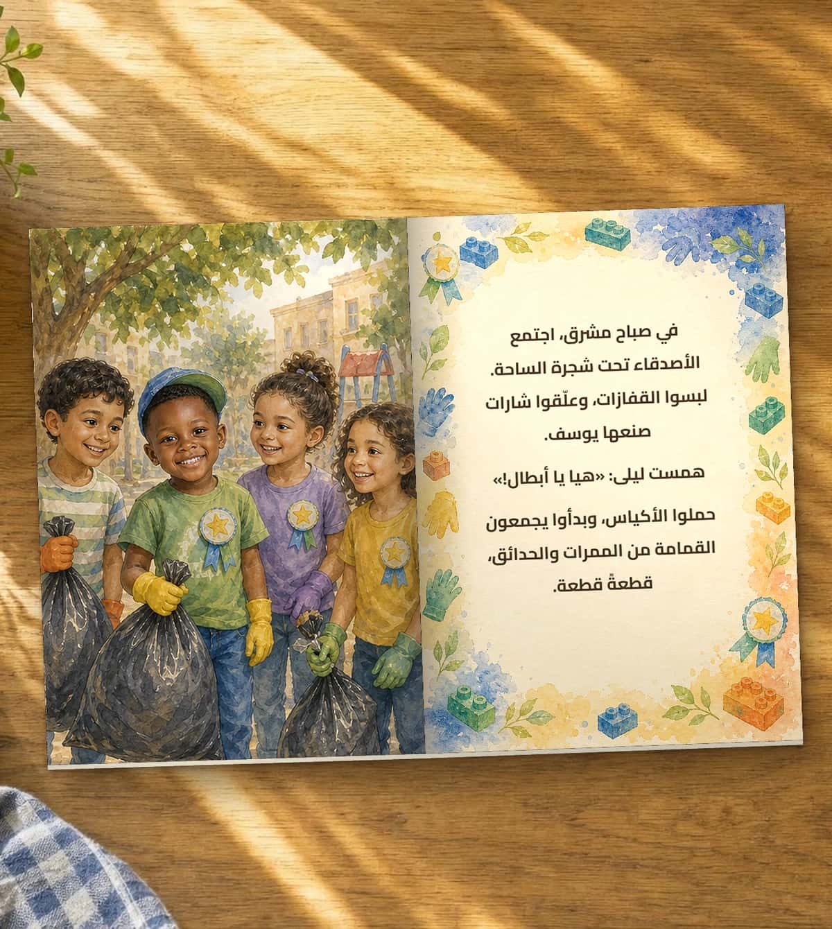 A page of the story