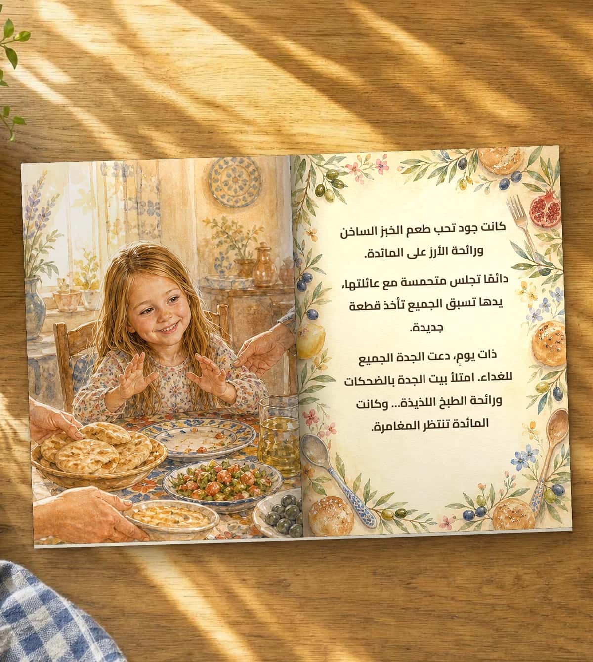 A page of the story