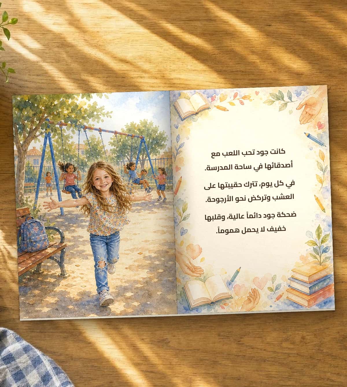 A page of the story
