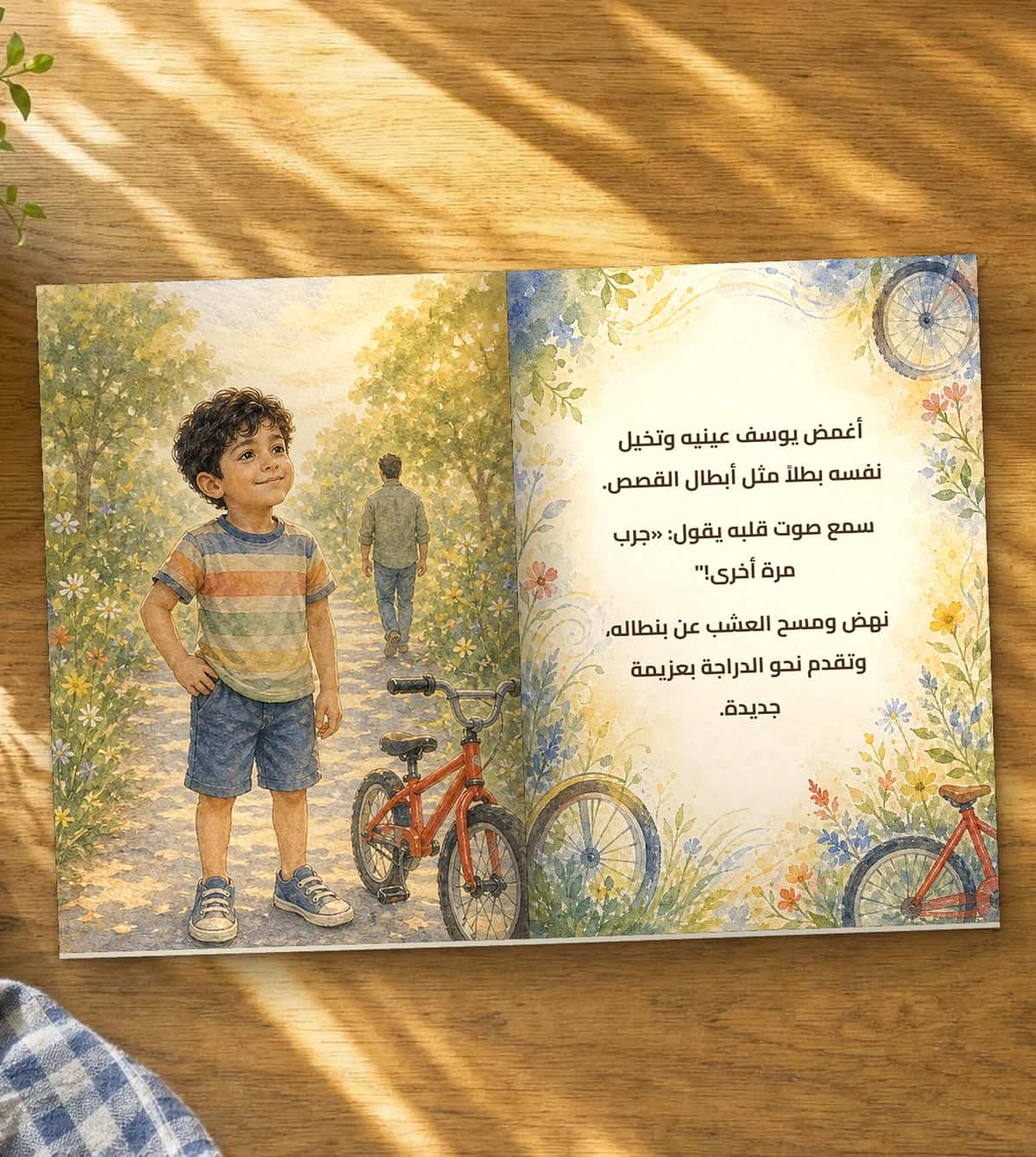 A page of the story