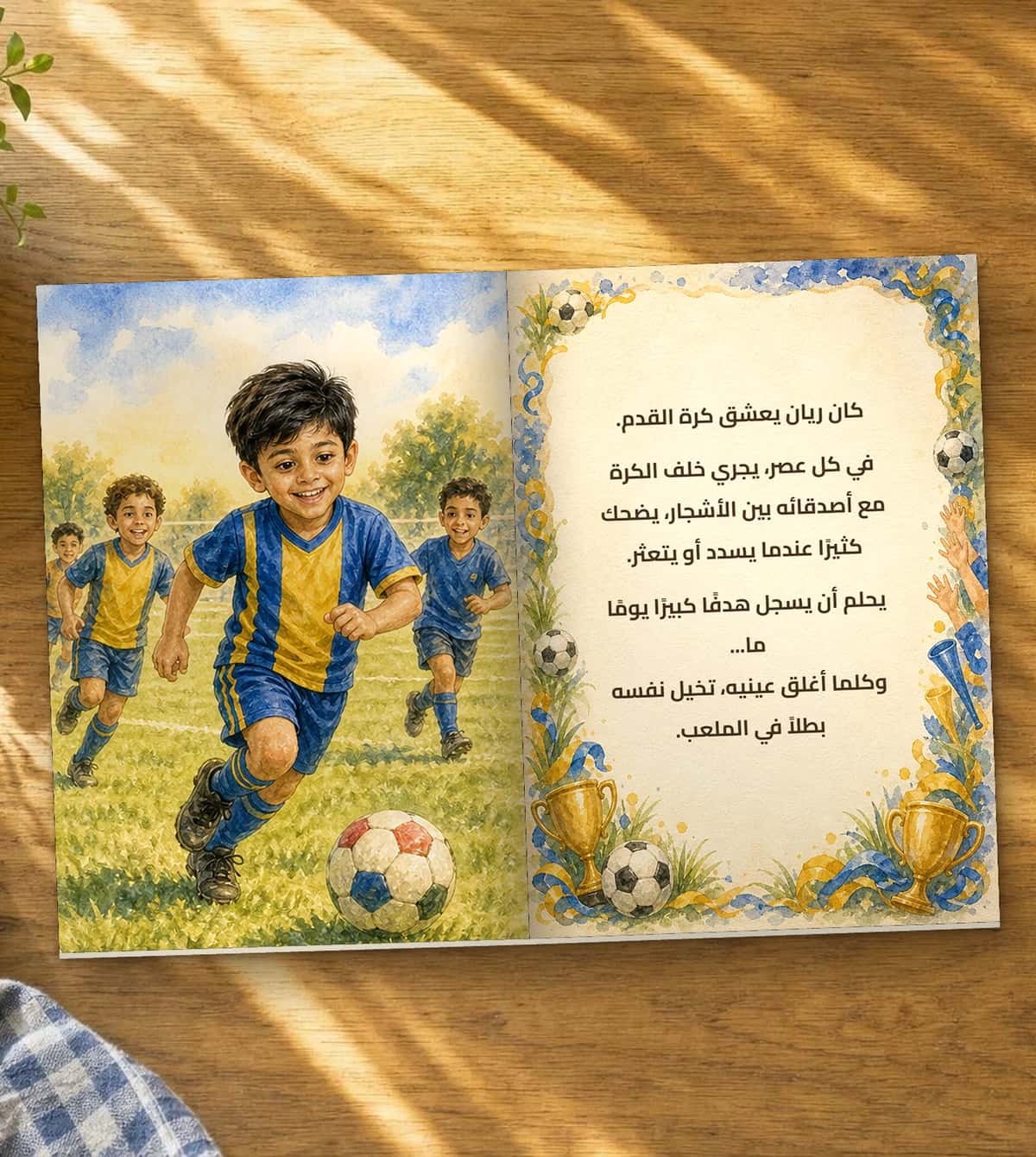 A page of the story