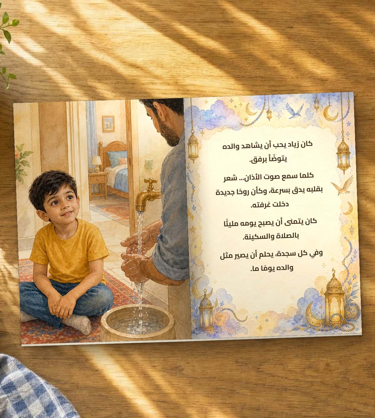 A page of the story