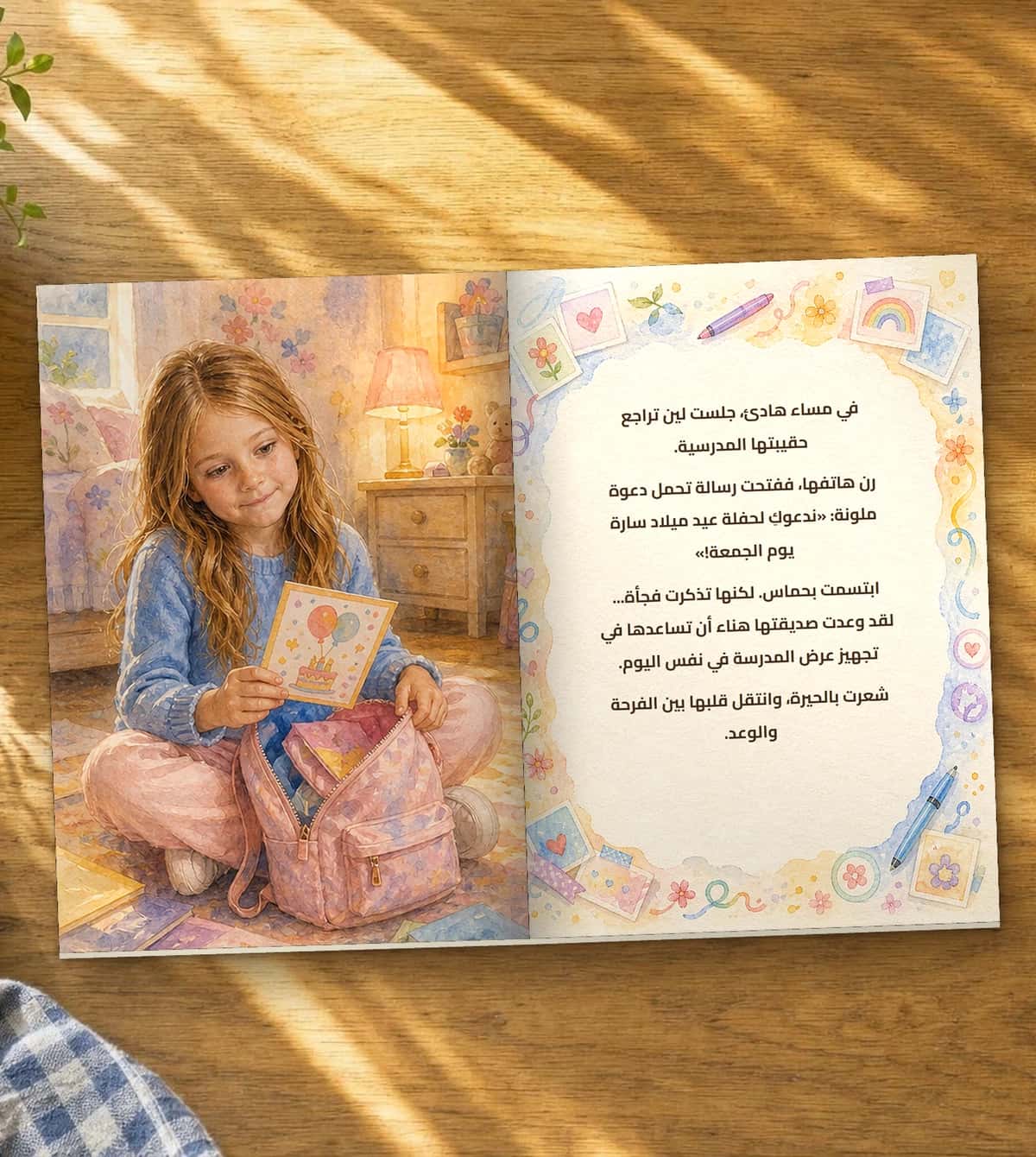 A page of the story