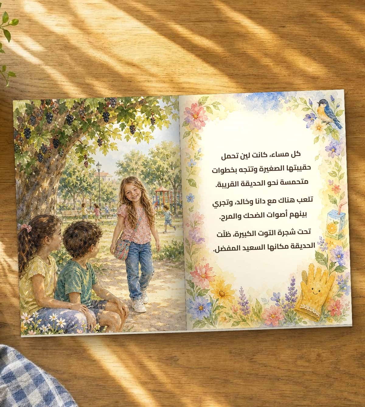 A page of the story