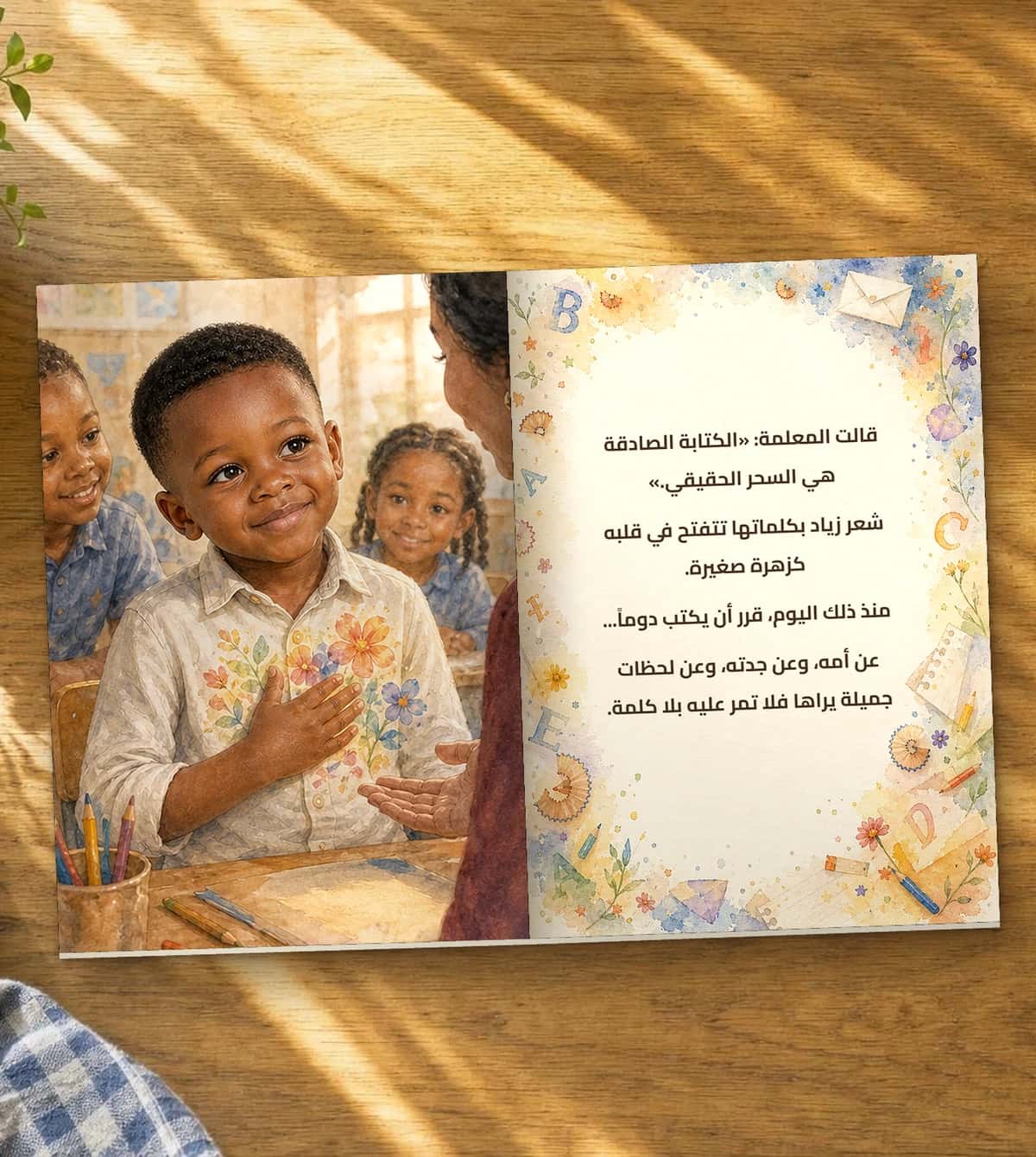 A page of the story
