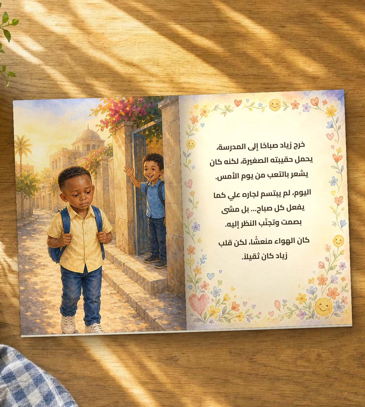 A page of the story