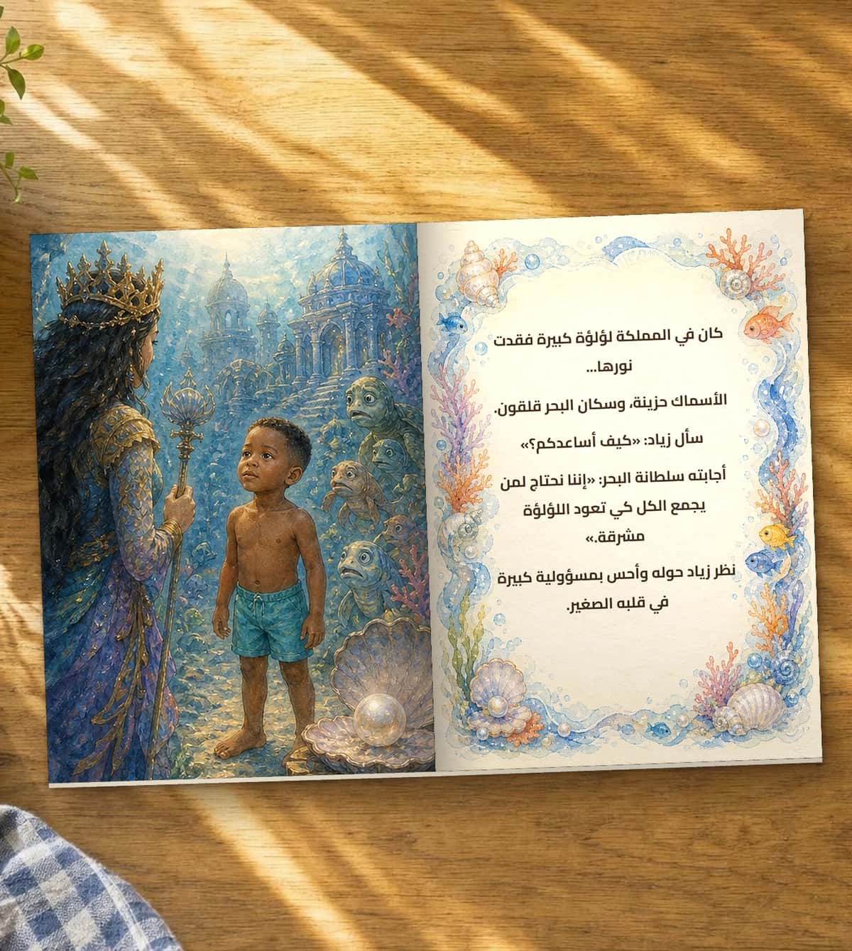 A page of the story