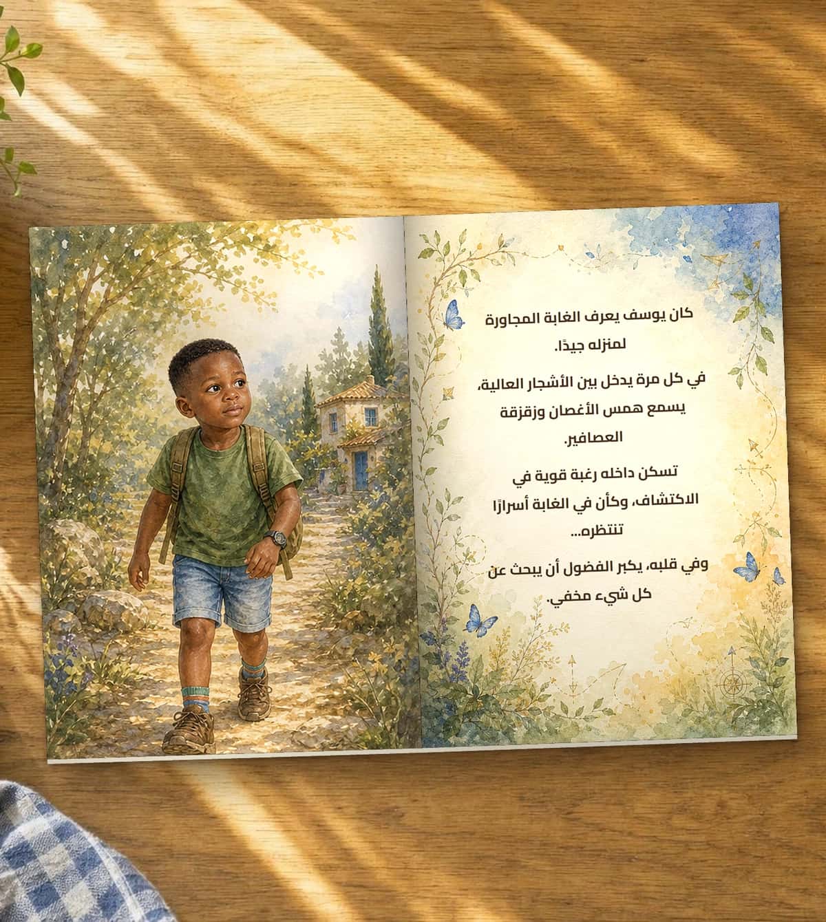 A page of the story