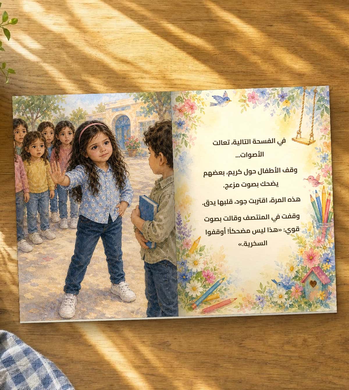 A page of the story