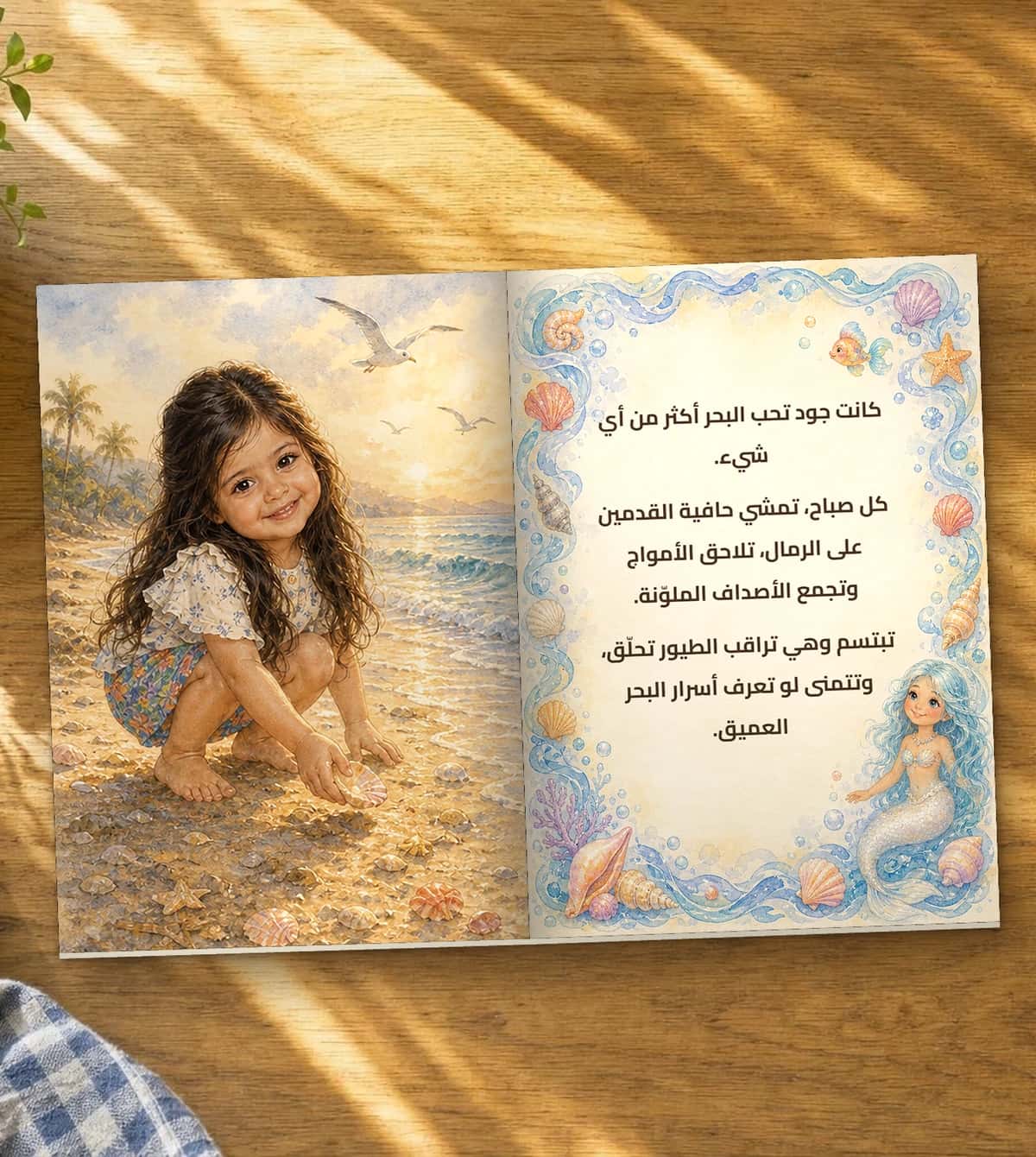 A page of the story