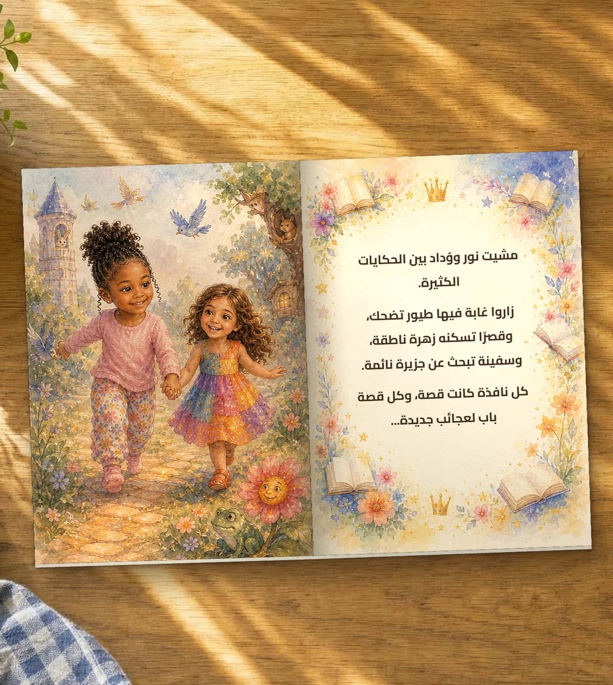 A page of the story